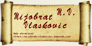 Mijobrat Vlašković vizit kartica